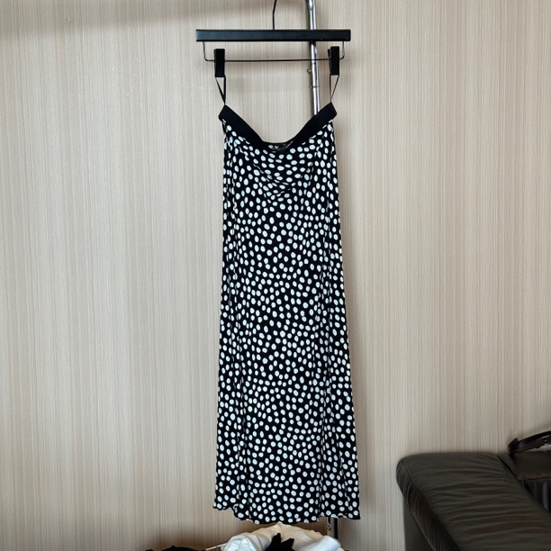 WMM波点修身长袖半身裙女士百搭时尚休闲修身夏季新款