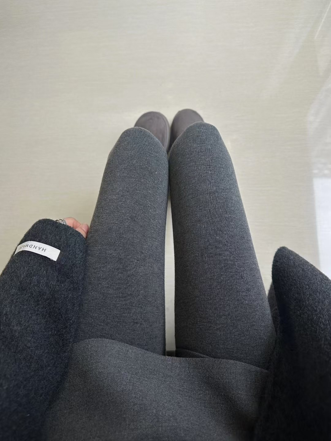 秋冬加绒高腰打底裤女显瘦保暖竖条纹加厚连裤袜