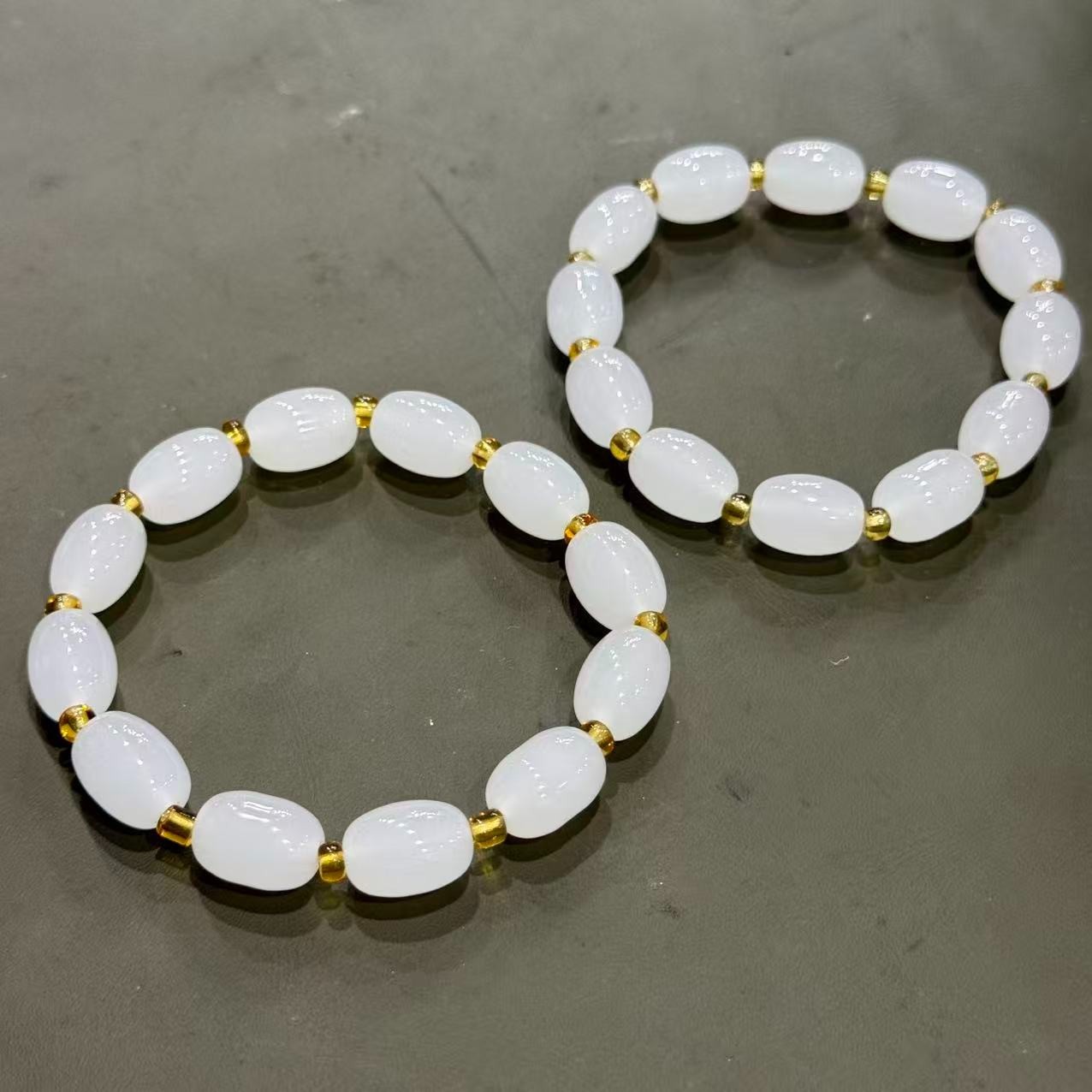 【国恩珠宝】FU004-DIY配件-精美白手串-多样性发起一