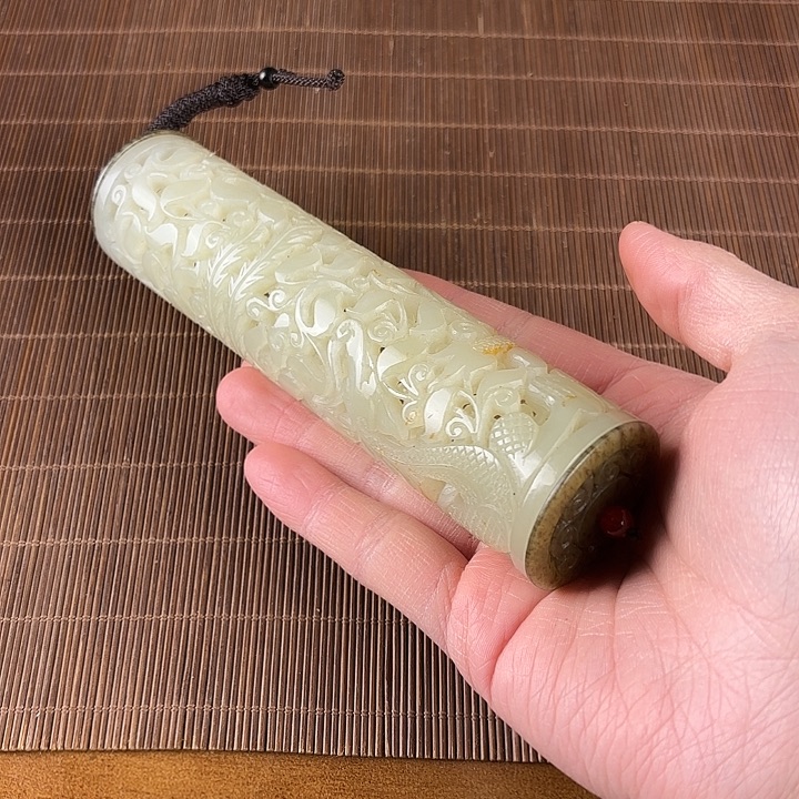 阿***双和田玉未镶嵌挂件