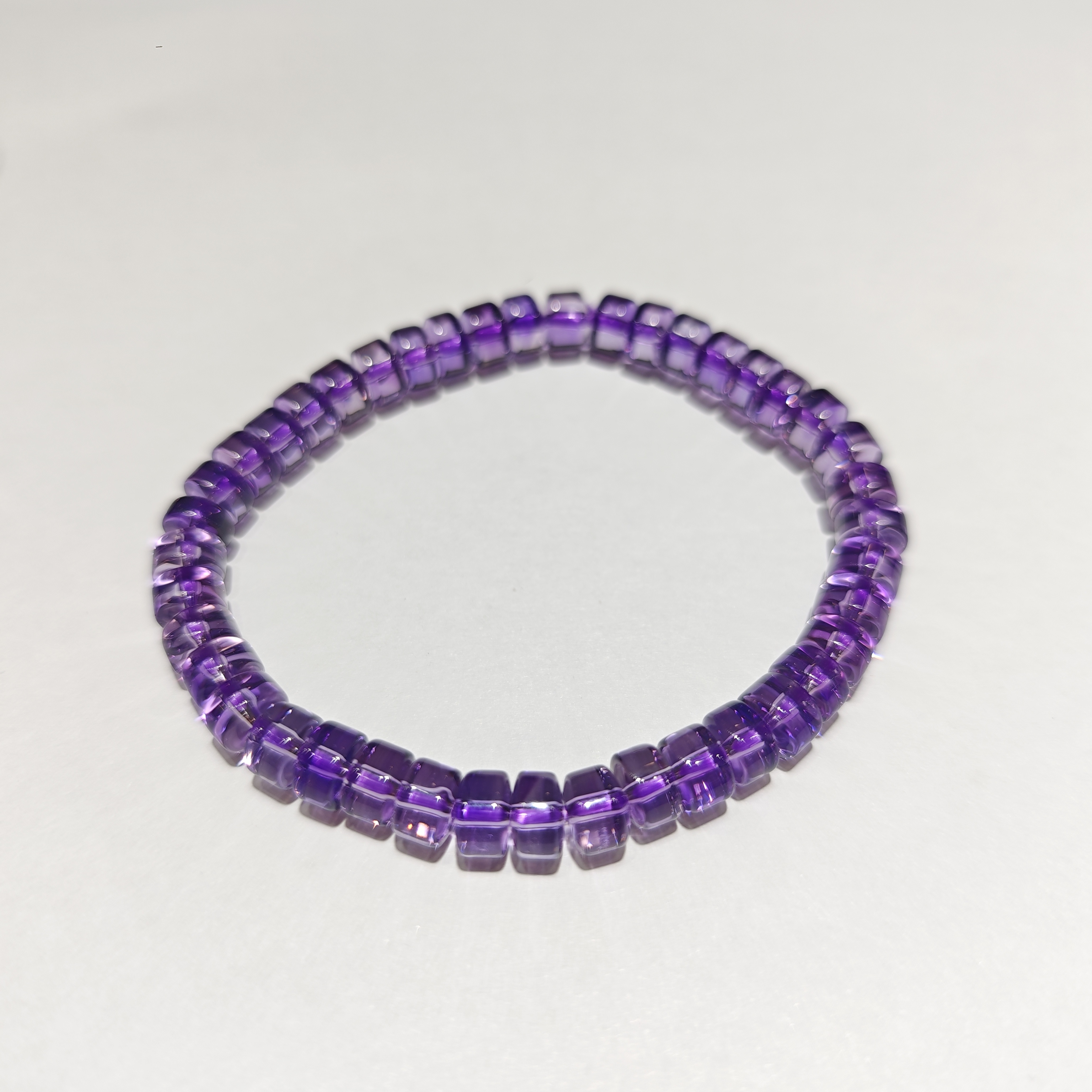 CAIBAI JEWELRY/菜百首饰SY 紫晶手链 百搭