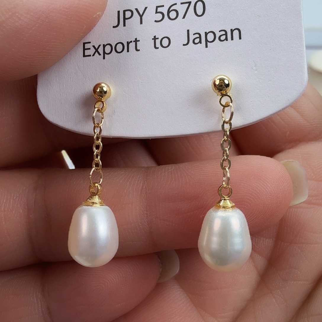 未镶嵌耳饰淡水珍珠