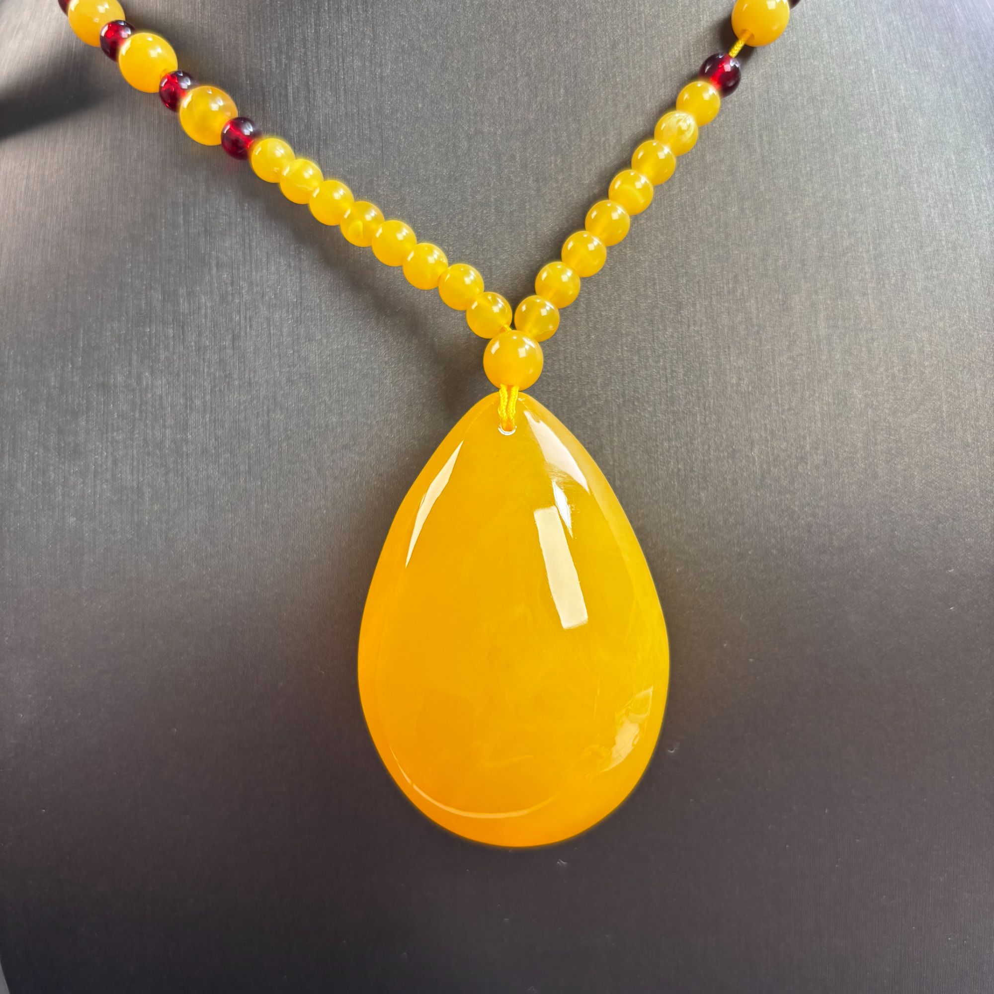 【正品保障】珠珠链款水滴吊坠项链DIY项链    DXS9701