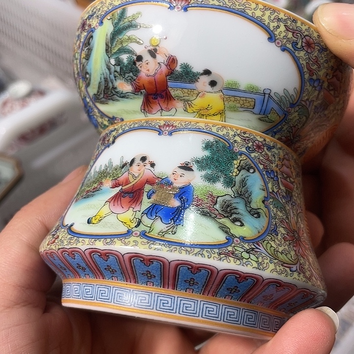 陶摆件景德镇陶瓷主人杯Q为233