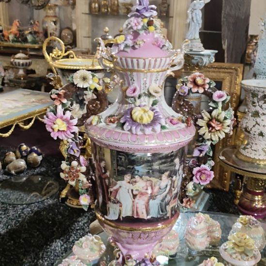 陶瓷花瓶摆件高63厘米