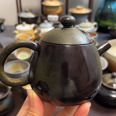 平***）盖碗景德柴烧茶具-纯手工茶具
