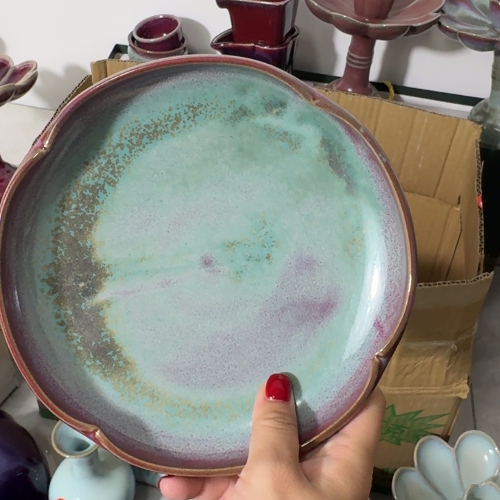 摆件陶郑家钧窑摆件