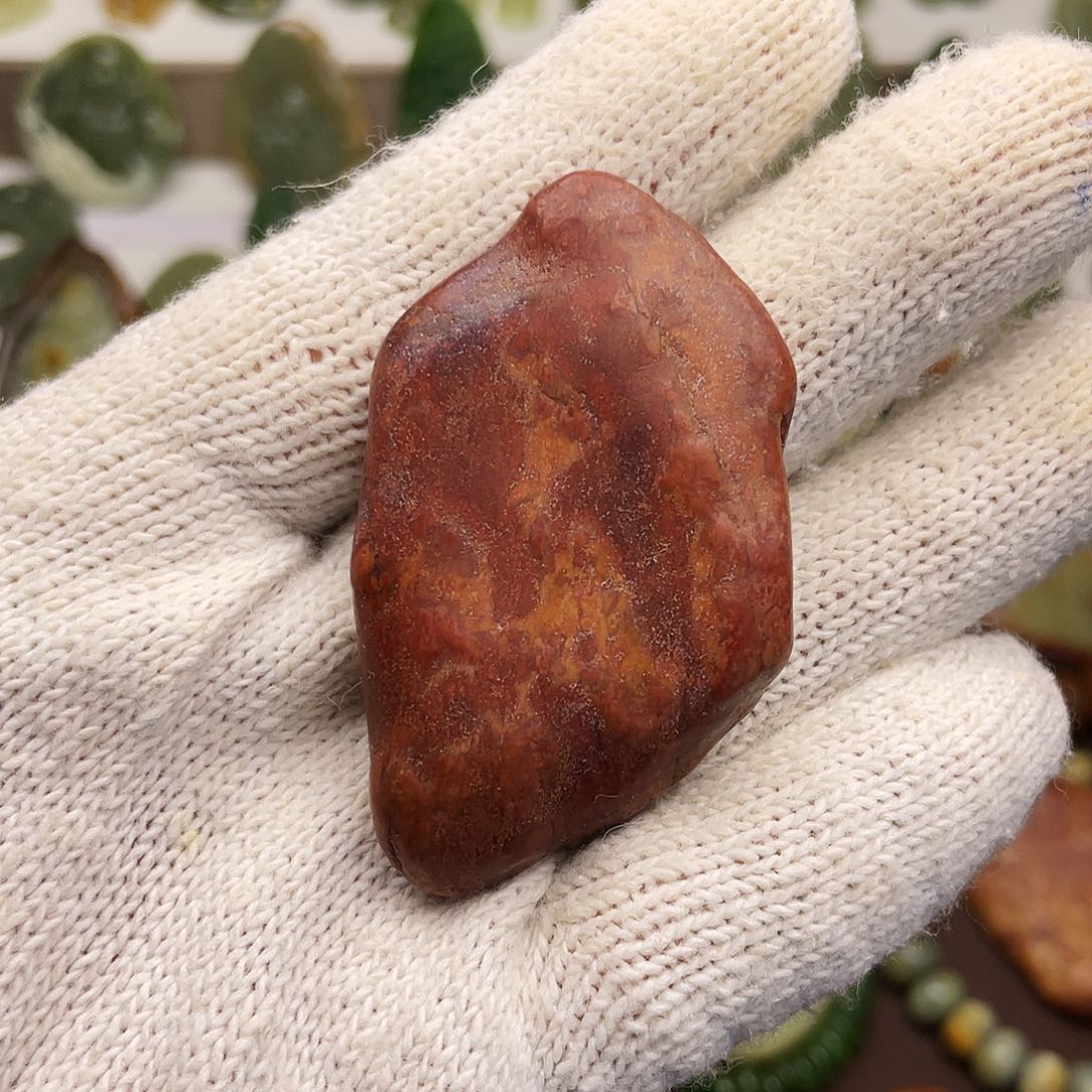 岫岩河磨玉（透闪石质玉）颈饰未镶嵌