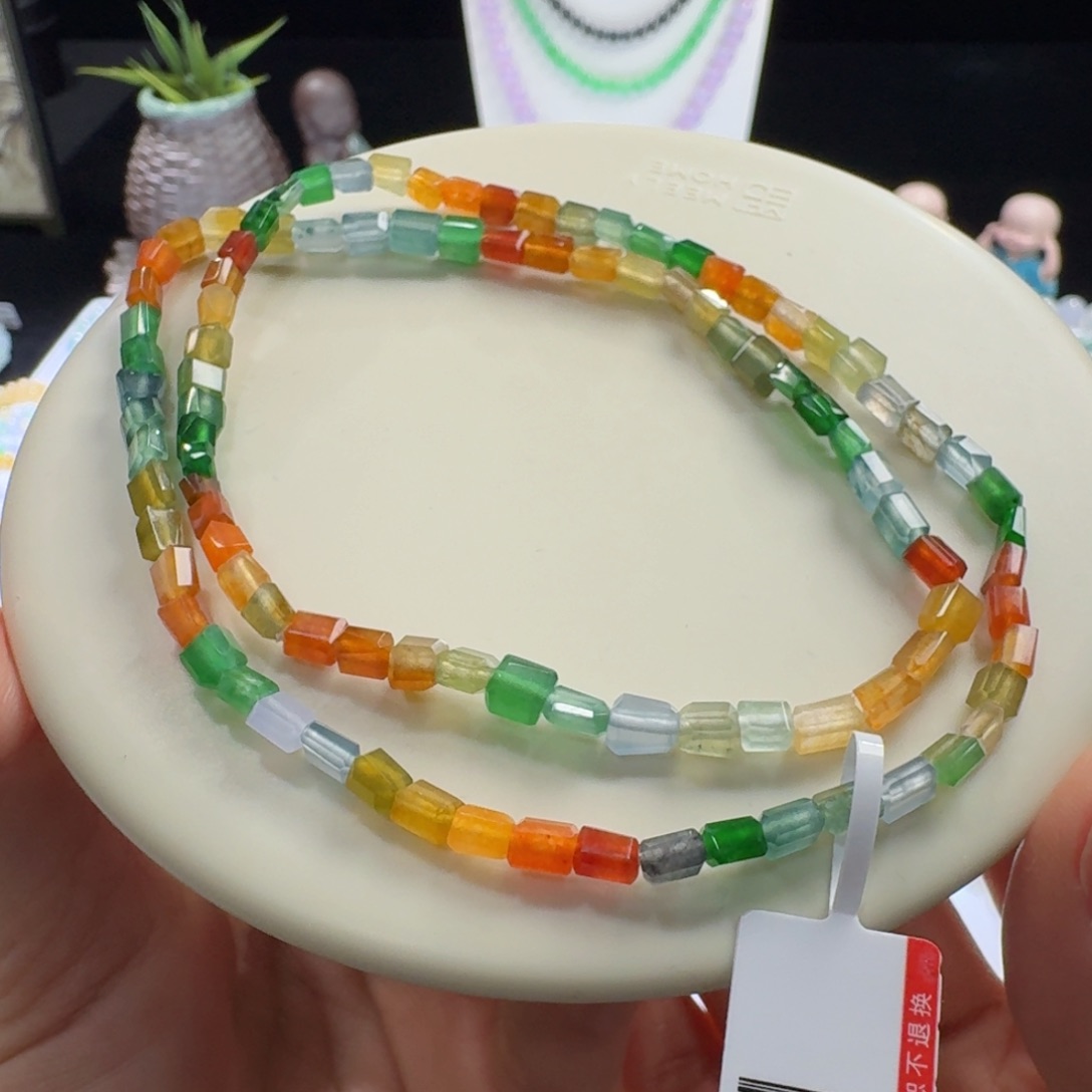 未镶嵌手链翡翠高冰浓彩随行