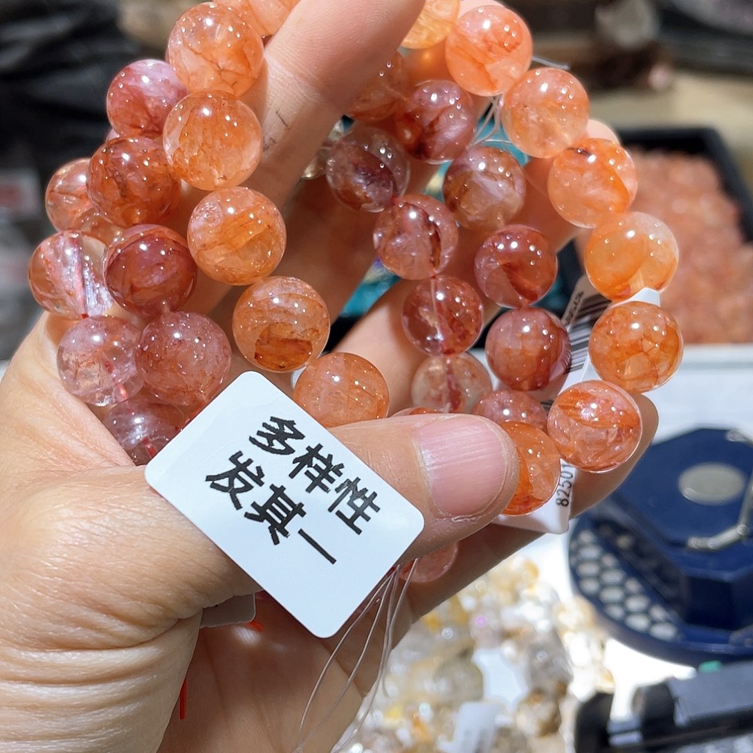 水晶手串13m m未镶嵌多样性发一条j h 815