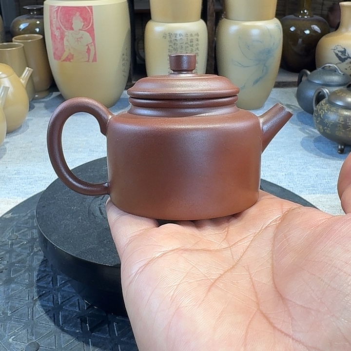 壶建水紫陶小容量德钟壶