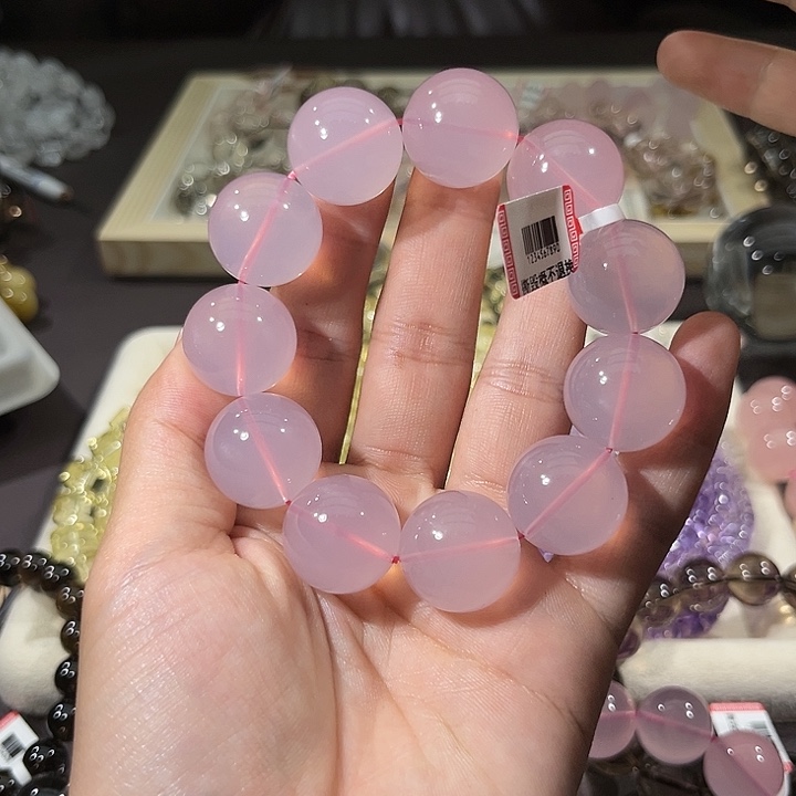 【闪购商品】水晶手链未镶嵌粉水晶