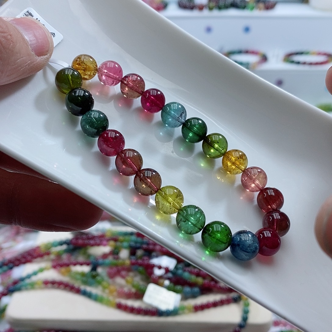 碧玺手链未镶嵌手链