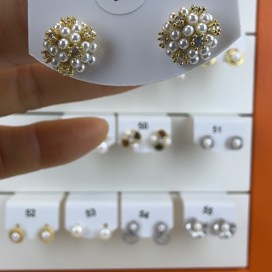 未镶嵌淡水珍珠耳饰