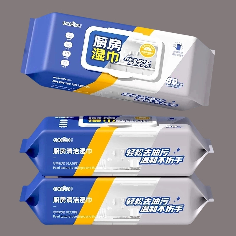 【巨无霸】加大加厚大号厨房湿巾巨无霸除污去油不留痕迹一元包邮