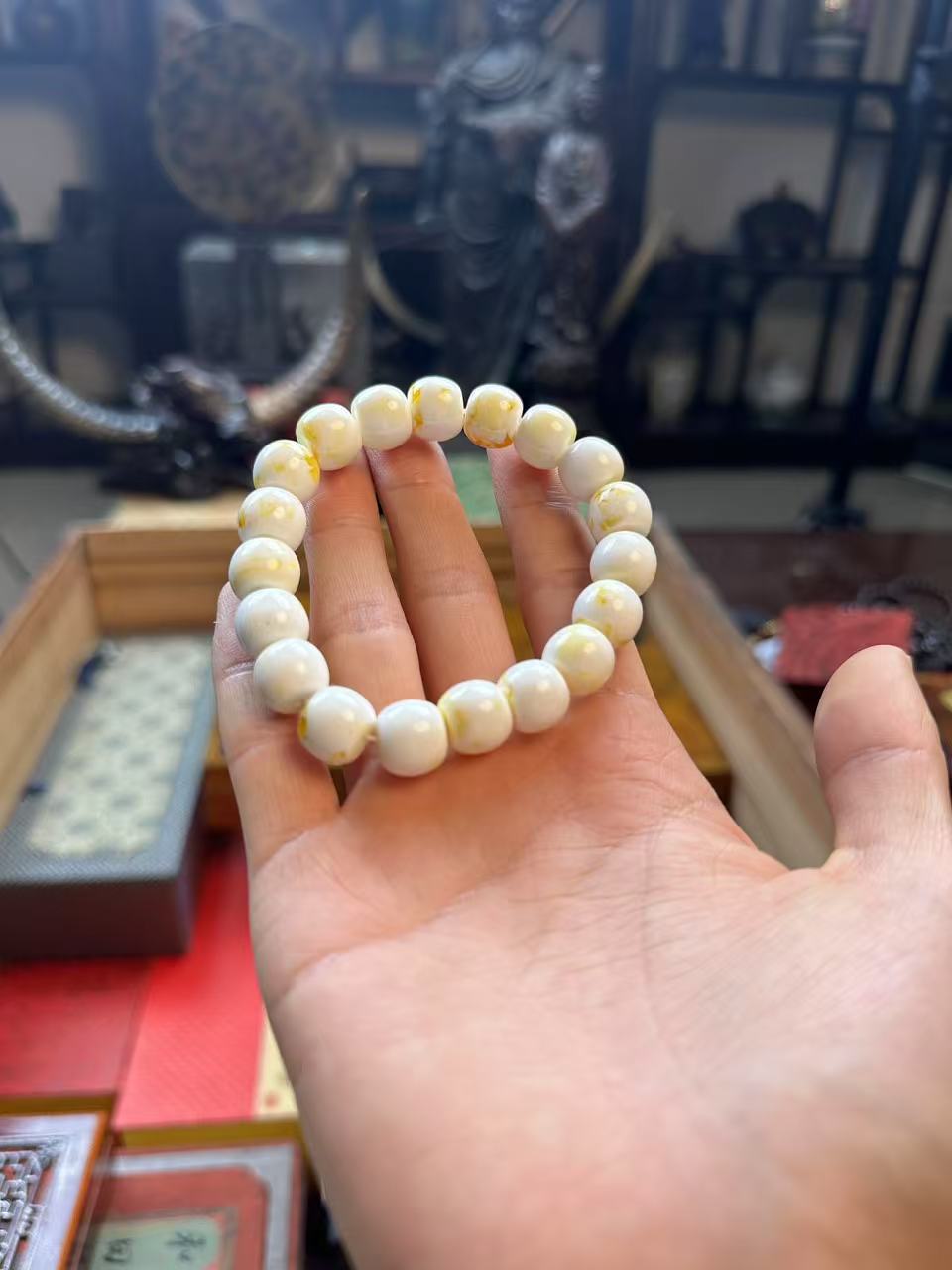 【闪购商品】骨瓷白手串