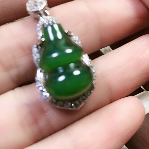 和田玉银S925镶嵌戒指