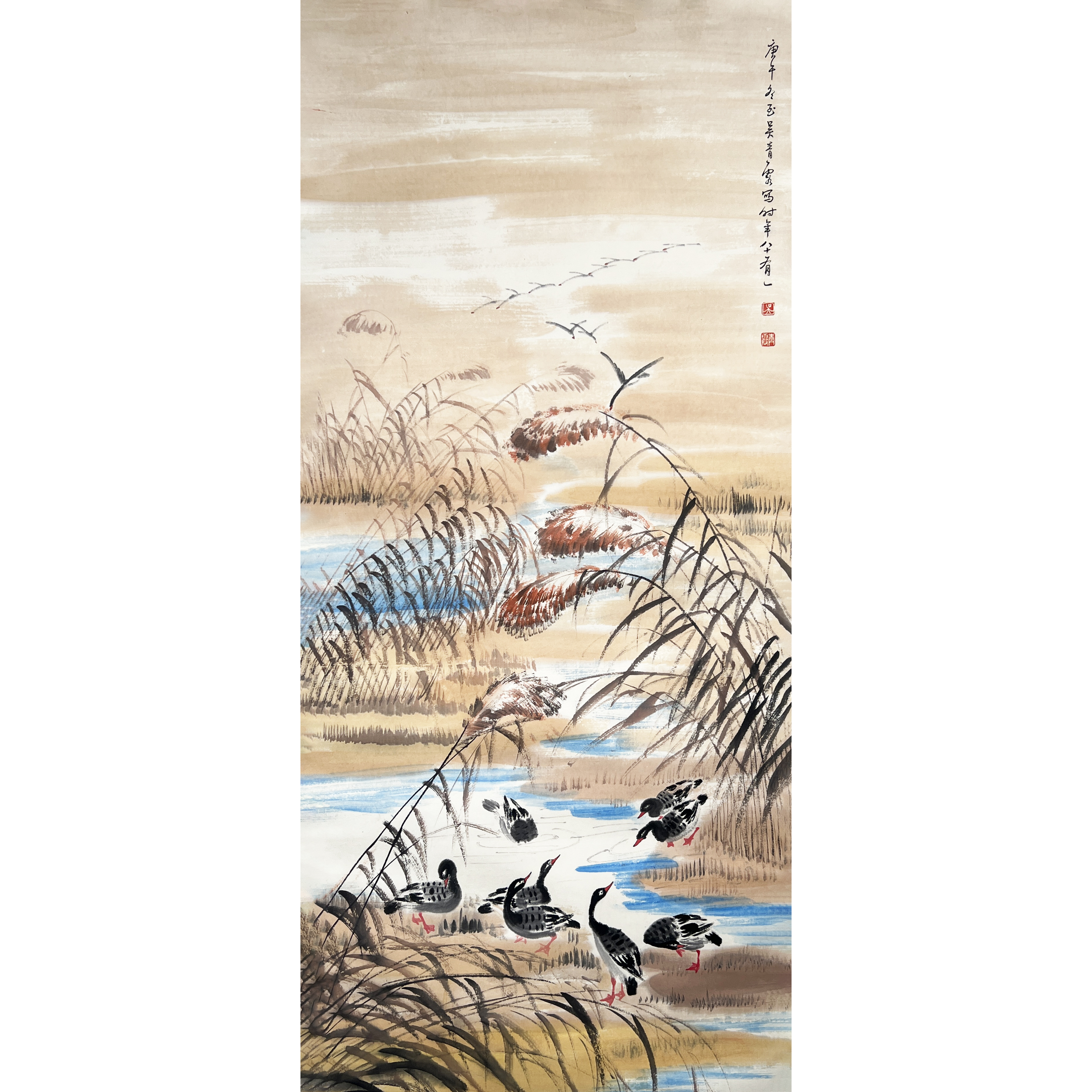 GZ168-吴青霞绘画立轴117x50cm/约5.2平尺