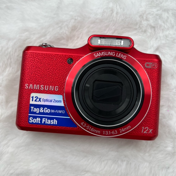 95新 Samsung/三星 WB50f红色1600w像素人像风景均可拍带防抖