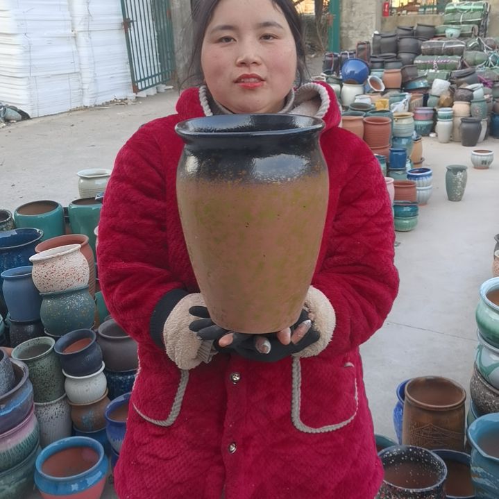 红陶口20高29瑕疵