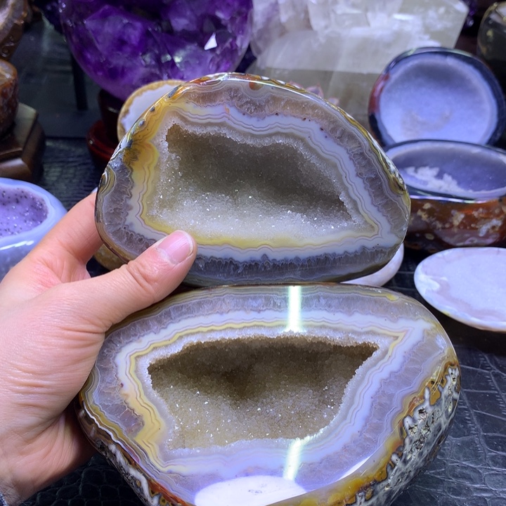 水晶福利聚宝盆未镶嵌