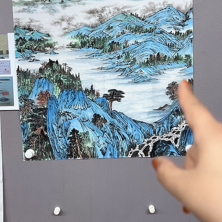 国画中美协老师手绘国画作品