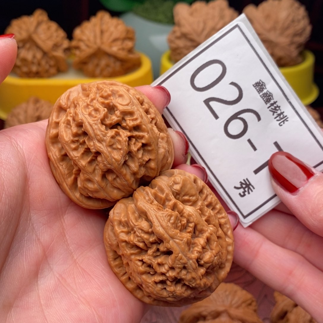 文玩核桃把件大粗筋40