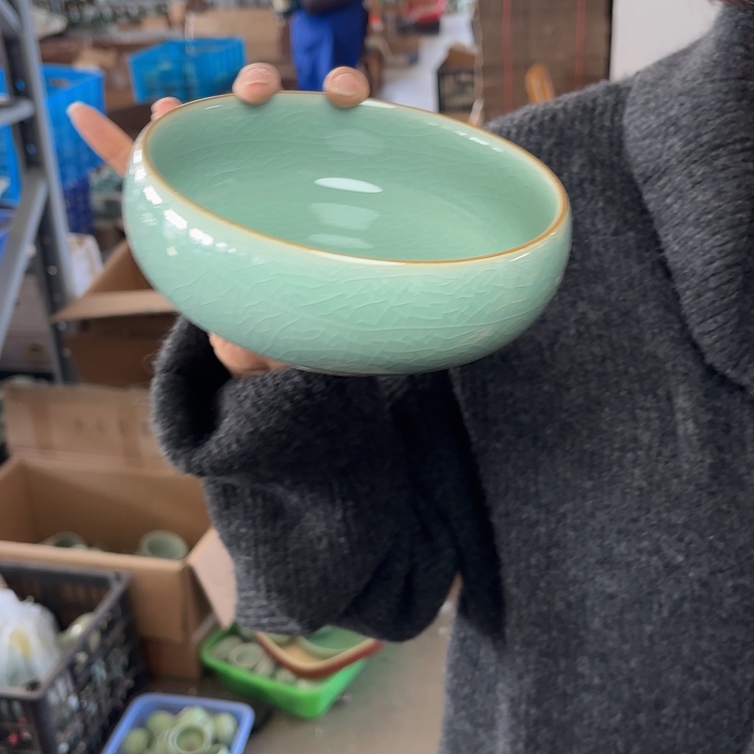 龙泉云间青瓷小米茶器