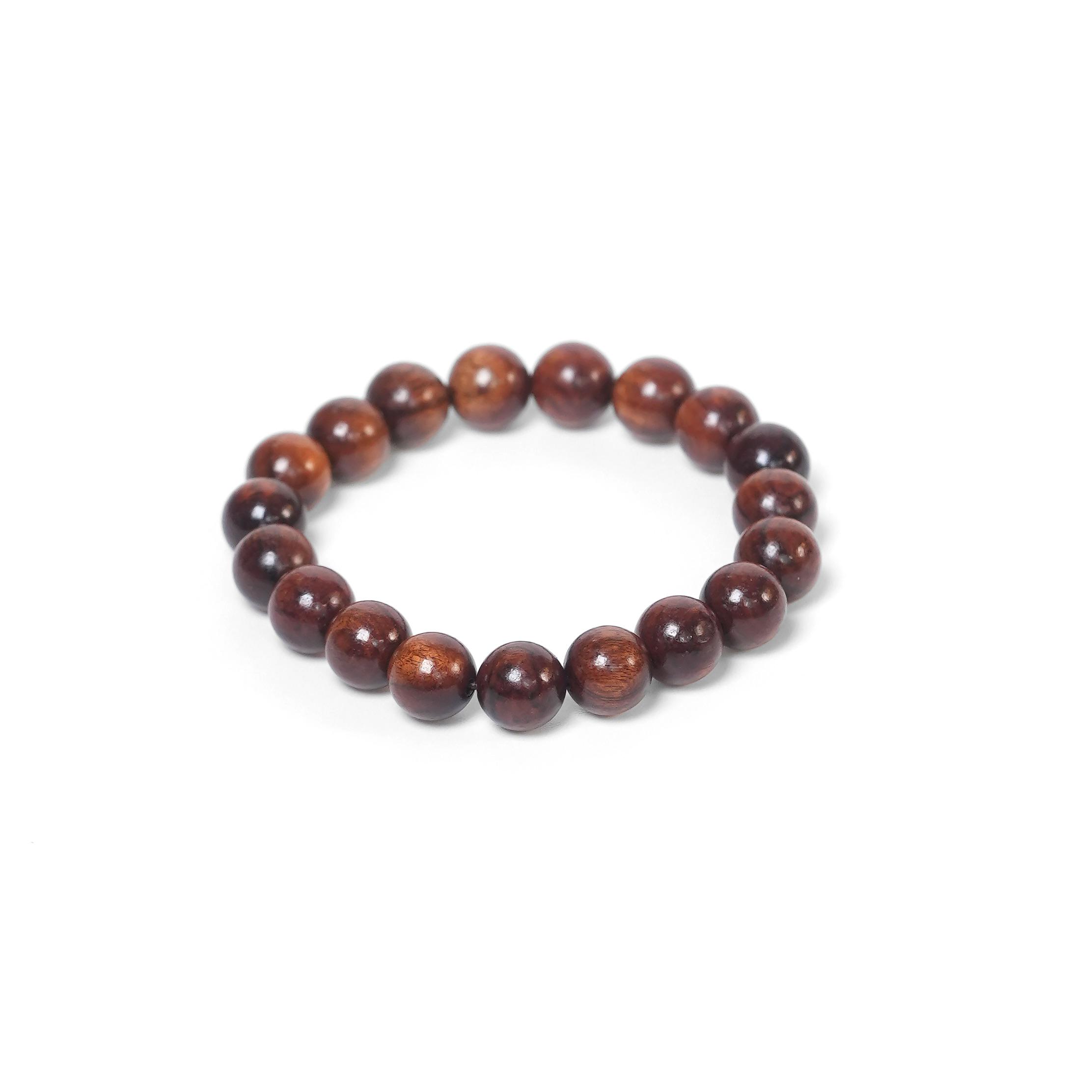 花梨木单圈手串-珠径约10mm【L046】