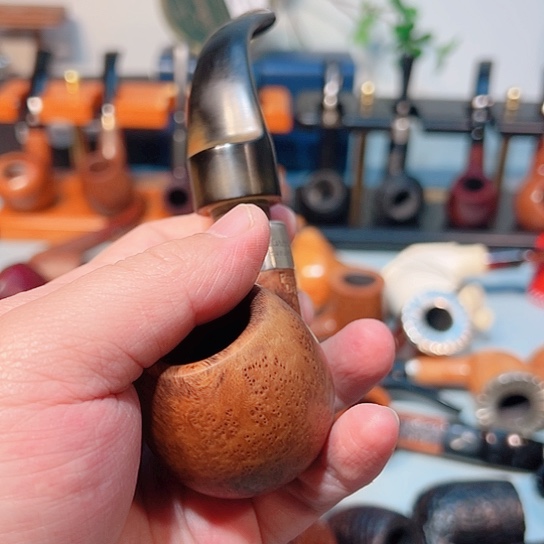 钇*意大利石楠木手工烟斗一款
