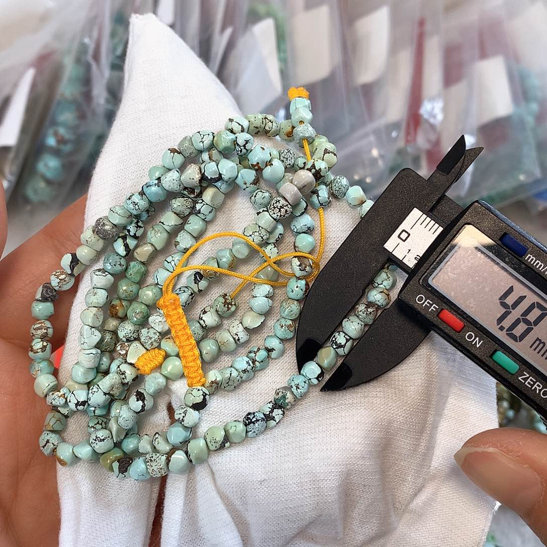 绿松石珠宝半成品未镶嵌