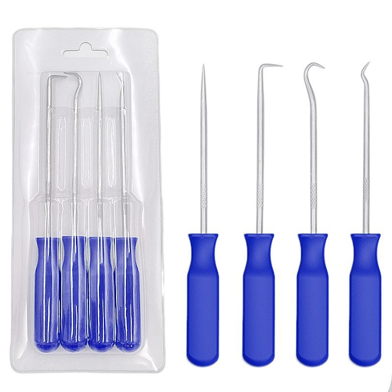 4件套油封钩子组套 补胎汽保工具 O型密封圈拉拔器起子拆卸套装