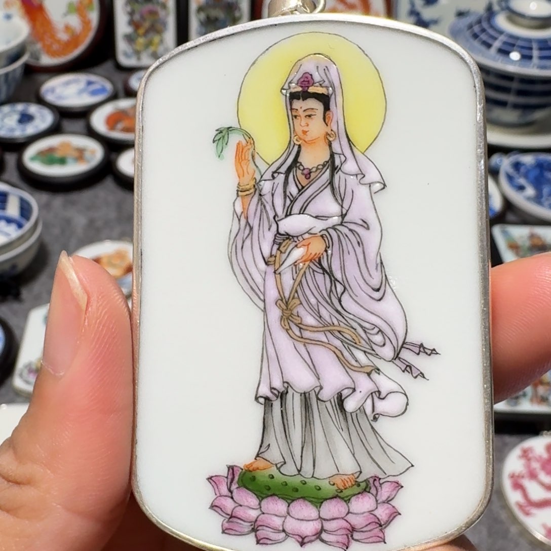瓷片Z*精品挂件一个