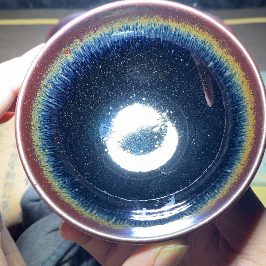 ****友建盏龙窑柴烧手工