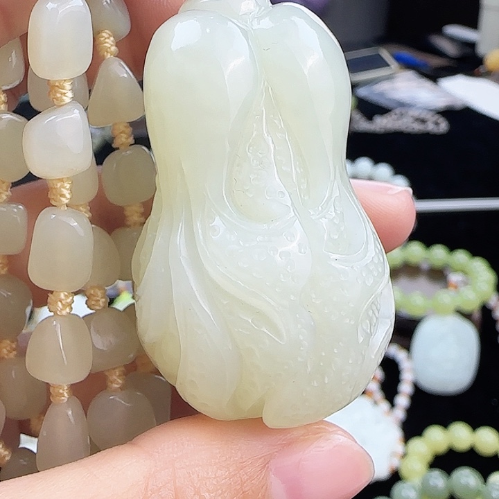 和田玉挂件未镶嵌定制发货