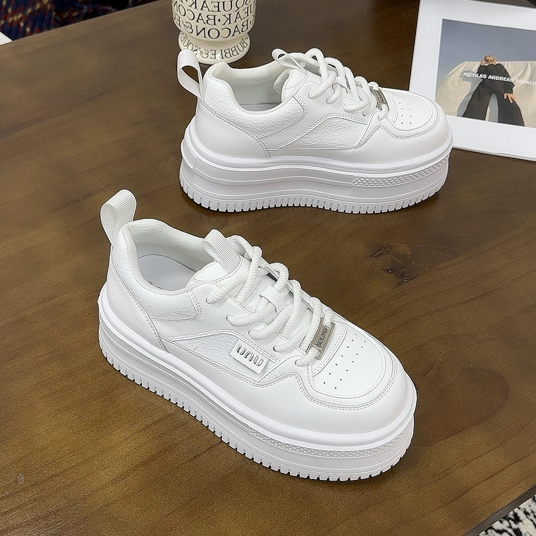 58870-5巴黎厚底老爹鞋2025春款网面透气运动鞋百搭增高跑步鞋