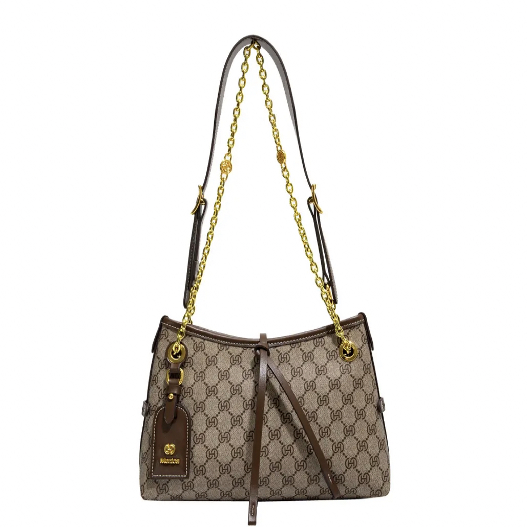 复古轻奢机场包女高级质感时尚单肩斜跨包112