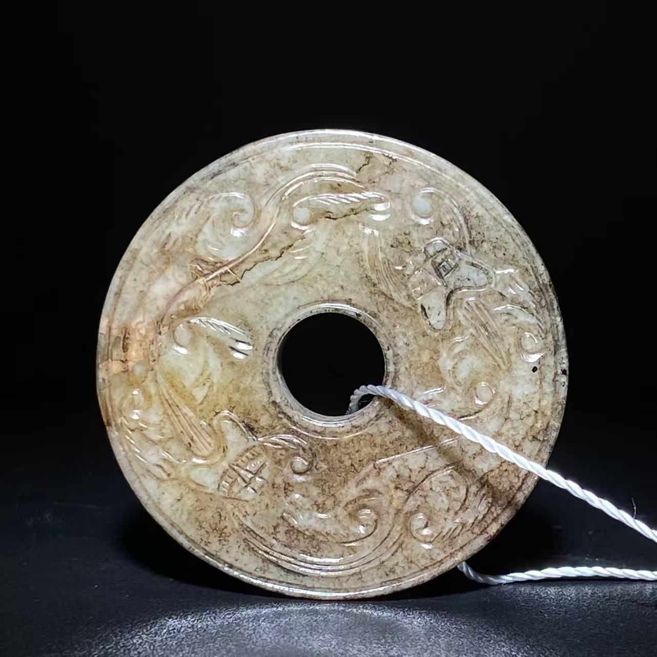 【明代】-古玉玉璧2511260020