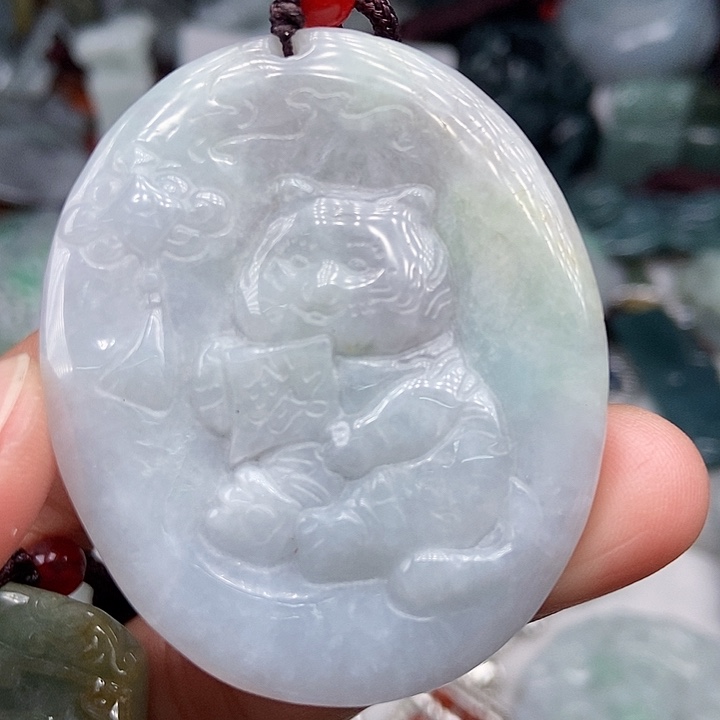 颈饰未镶嵌翡翠翡翠