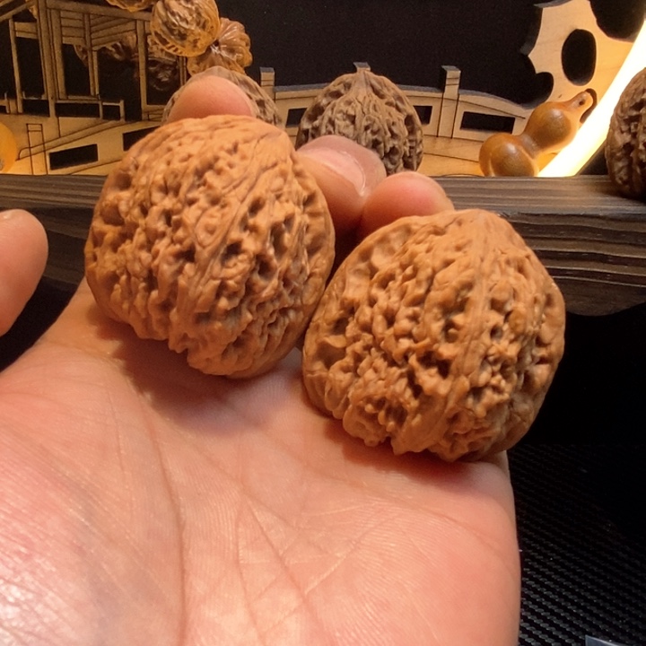 文玩核桃把件?40丑将收藏212号