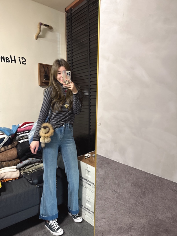 【思含】高领百搭修身长袖内搭针织上衣