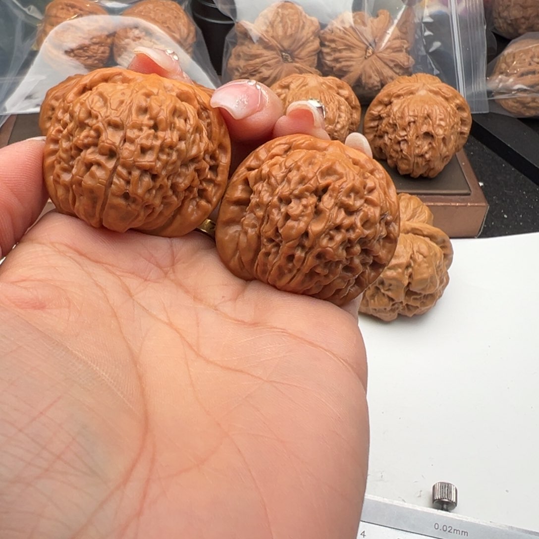 文玩核桃把件莲花39