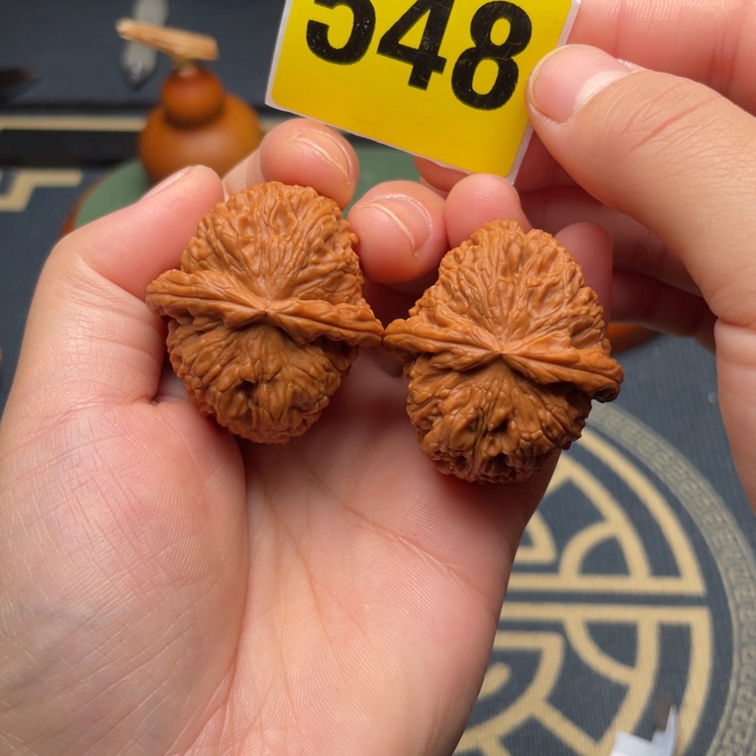 文玩核桃把件36全品球白548号