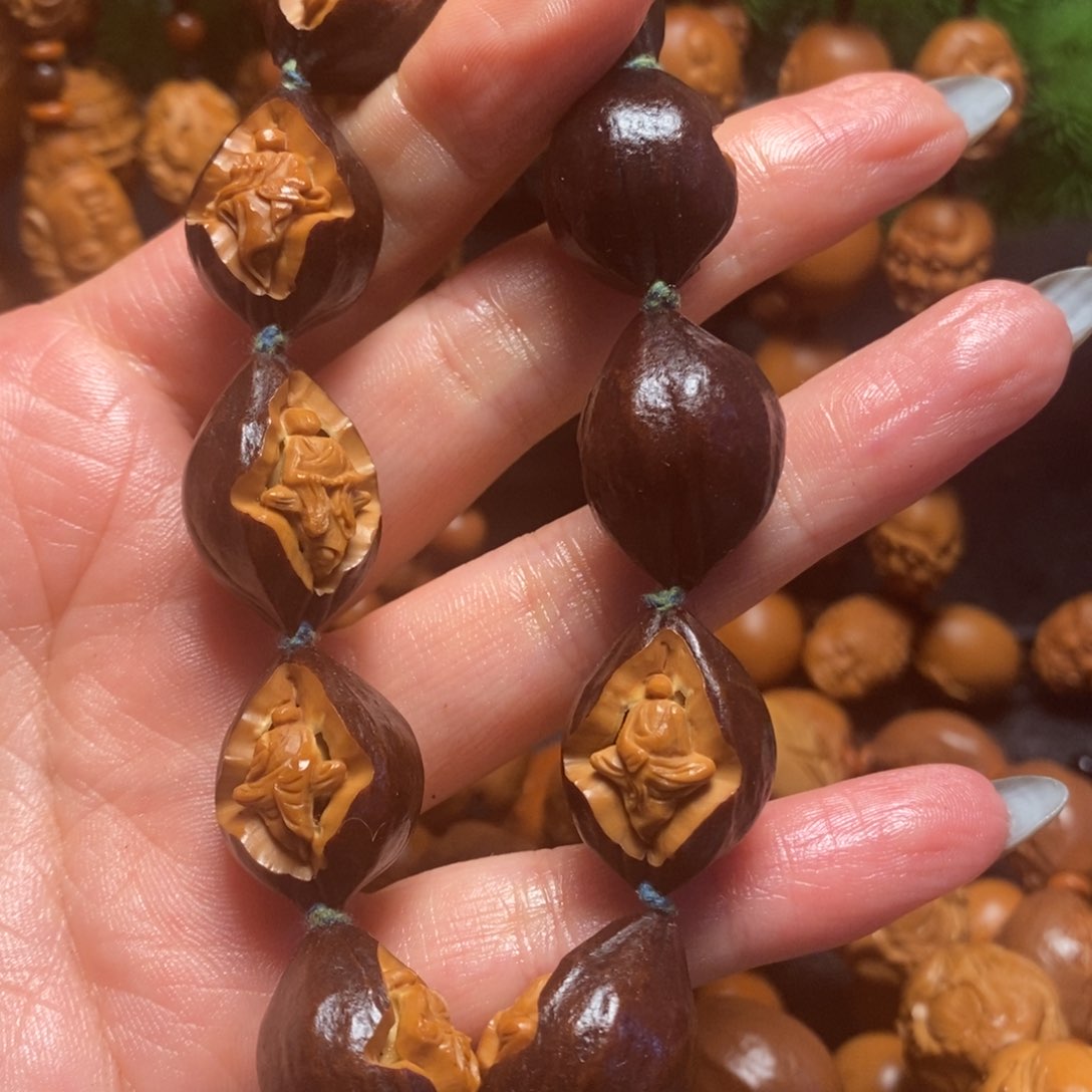 橄榄核手串/手链包衣无相佛