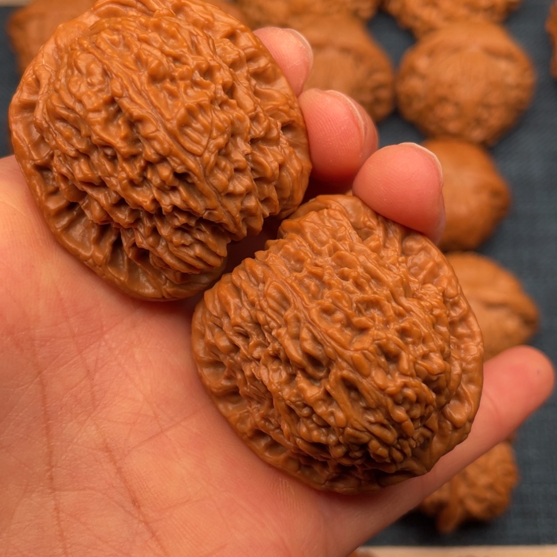 文玩核桃把件39全品高炮蚂蚁纹南疆