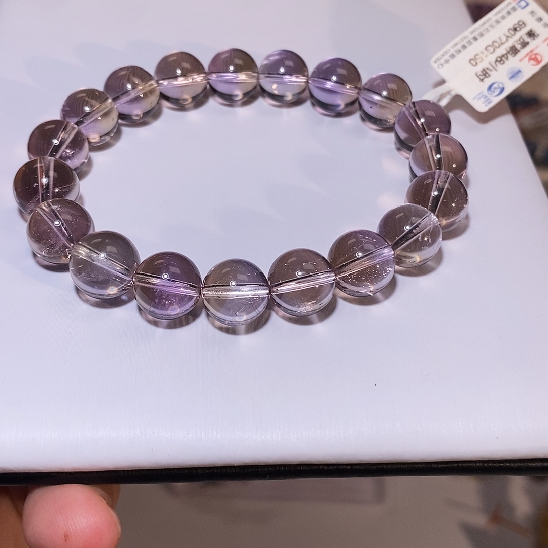 【闪购商品】水晶手串未镶嵌紫黄水晶10.4mm
