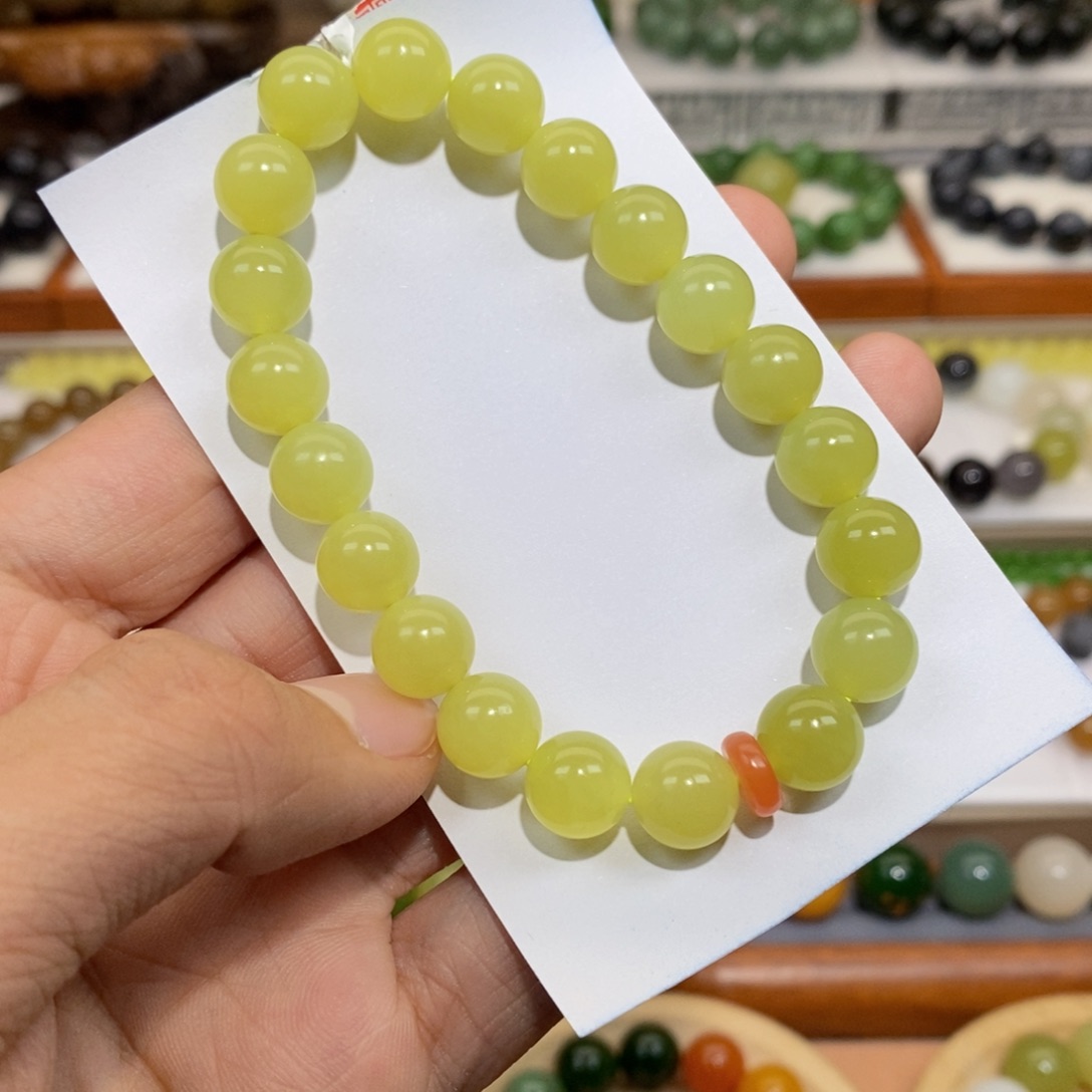 和田玉手串未镶嵌