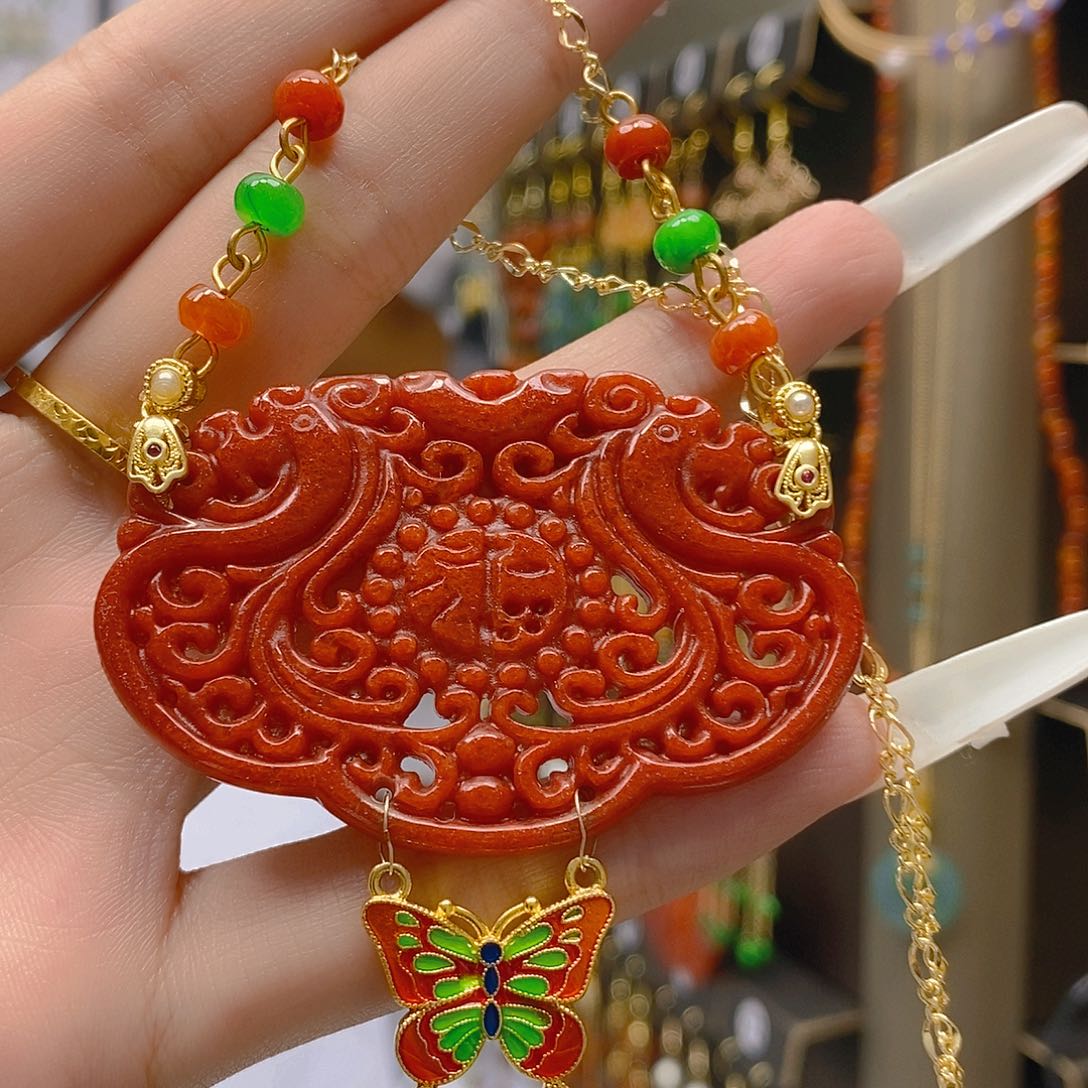 翡翠合金耳饰翡翠