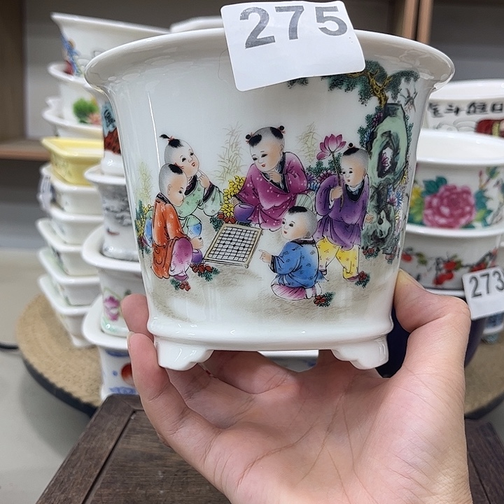 内直径12-10花盆一只