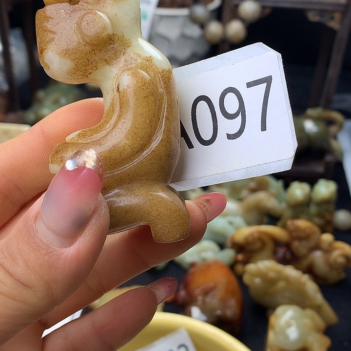 和田玉银S925镀金镶嵌颈饰